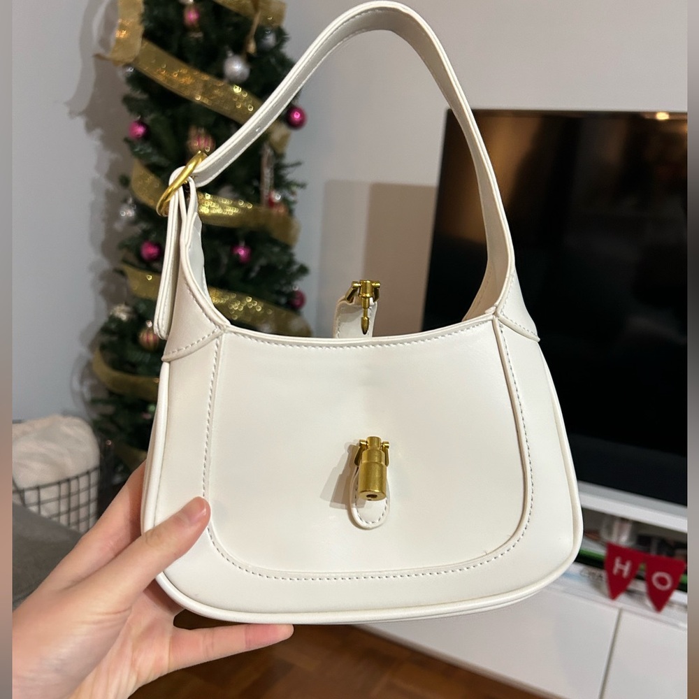 White purse